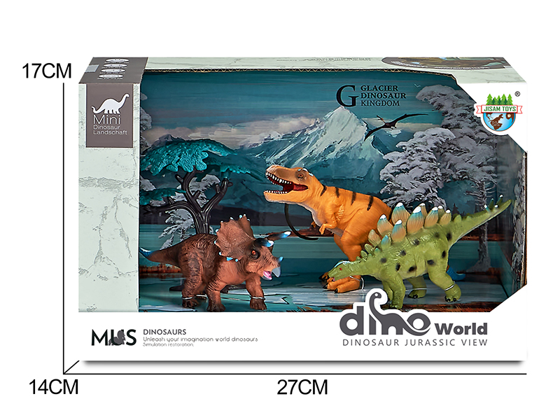 Dinosaur Glacier Scene Set