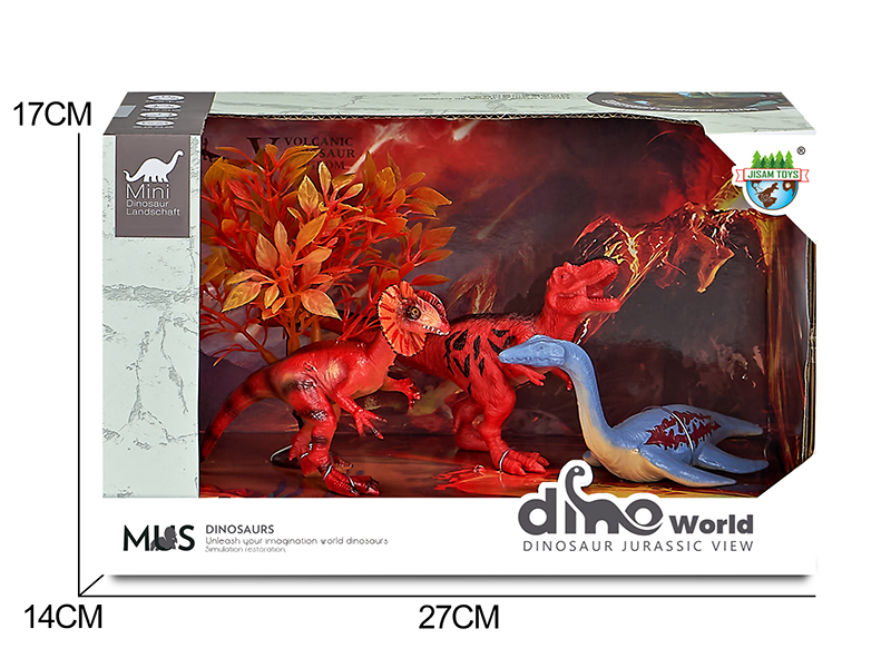 Dinosaur Volcano Scene Set