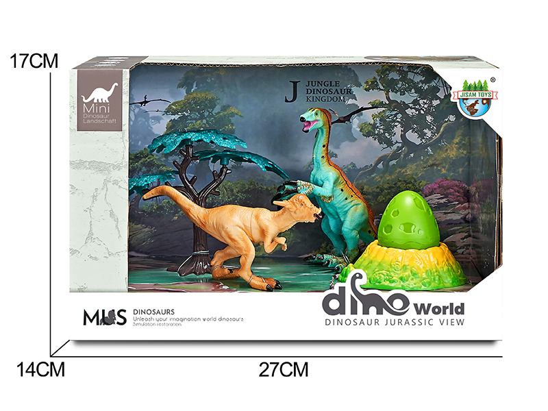 Dinosaur Forest Scene Set + Surprise Dragon Egg