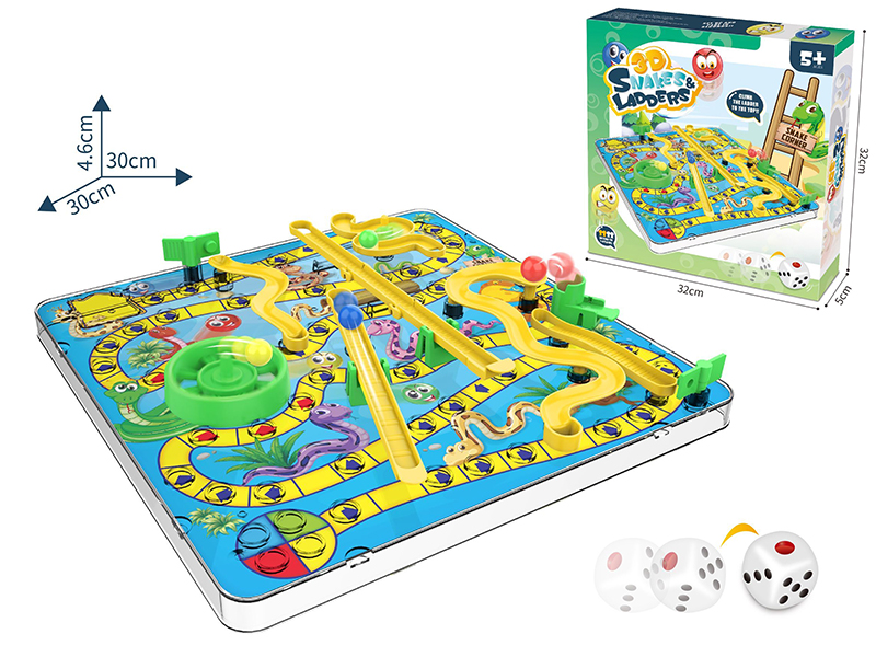 3D Snakes & Ladders