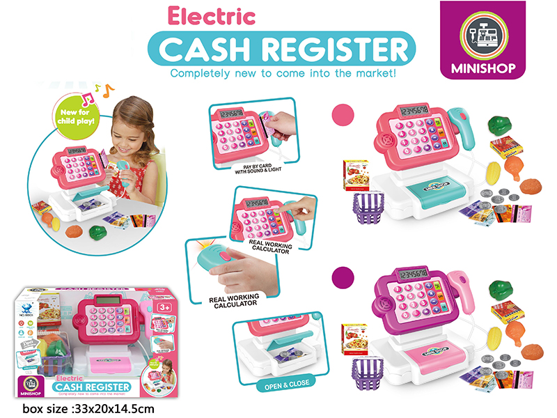 Cash Register(With Light,Sound,LCD)