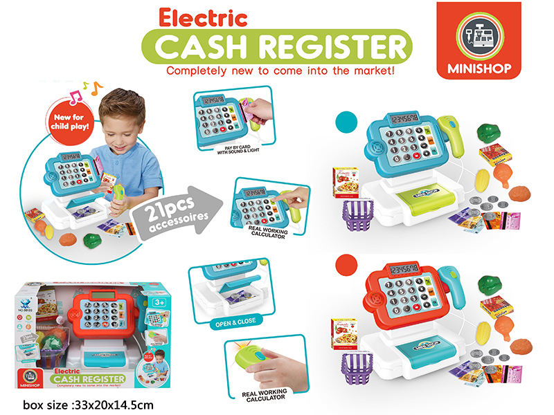 Cash Register(With Light,Sound,LCD)