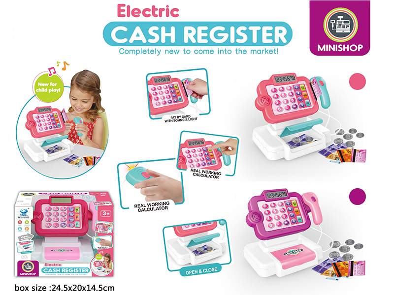 Cash Register(With Light,Sound,LCD)