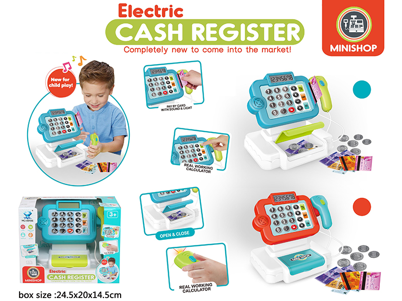 Cash Register(With Light,Sound,LCD)