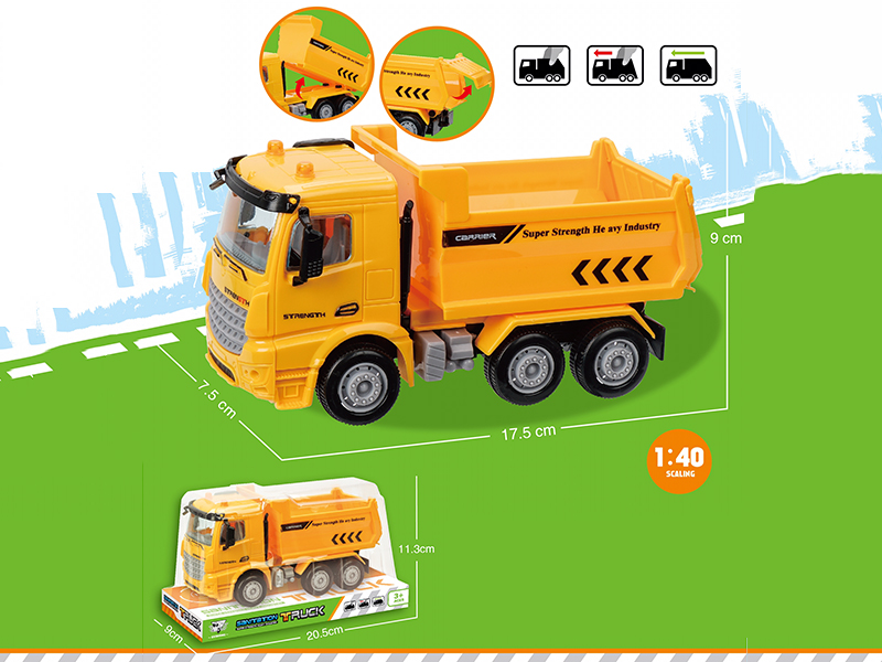 1:40 Friction Sanitation Truck
