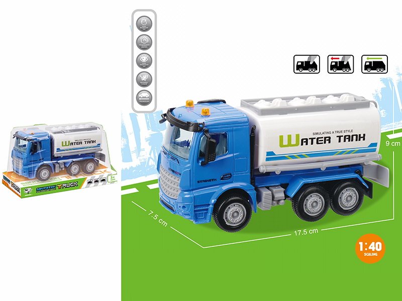 1:40 Friction Sanitation Truck