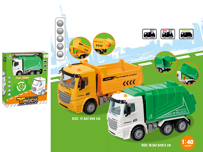 1:40 Friction Sanitation Truck