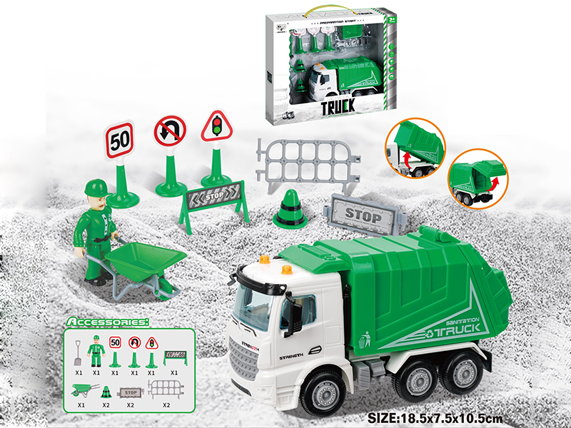 Friction Sanitation Truck Set
