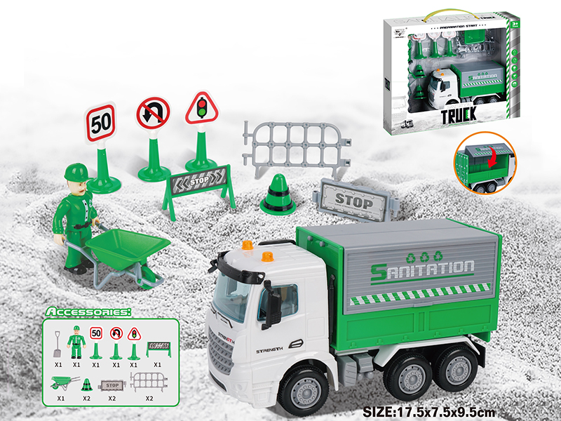 Friction Sanitation Truck Set