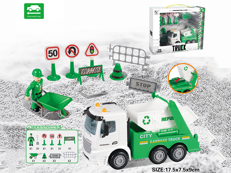 Friction Sanitation Truck Set