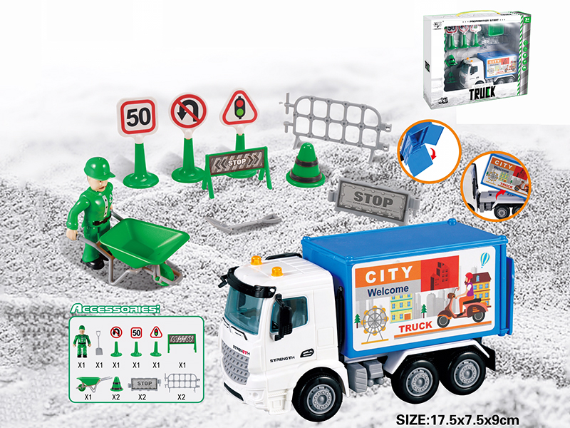Friction Sanitation Truck Set