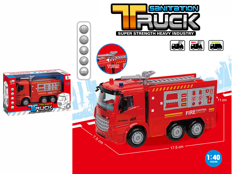 1:40 Friction Fire Engine