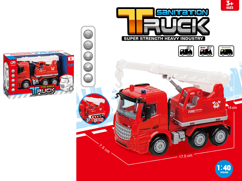 1:40 Friction Fire Engine