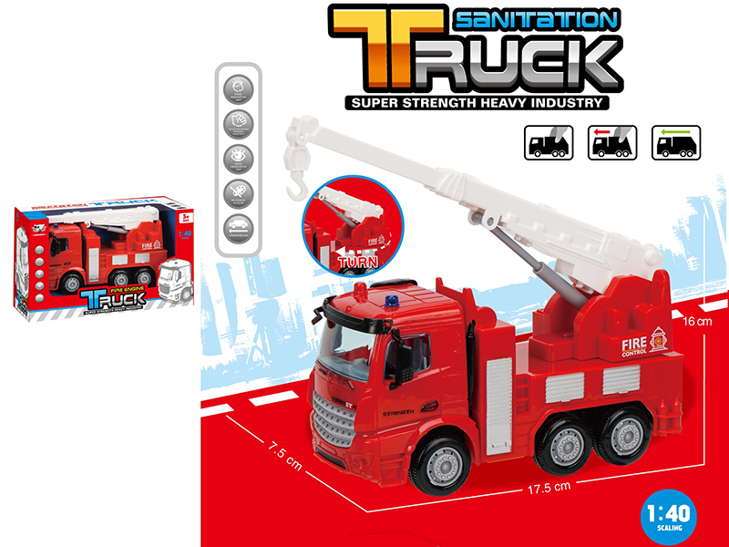 1:40 Friction Fire Engine
