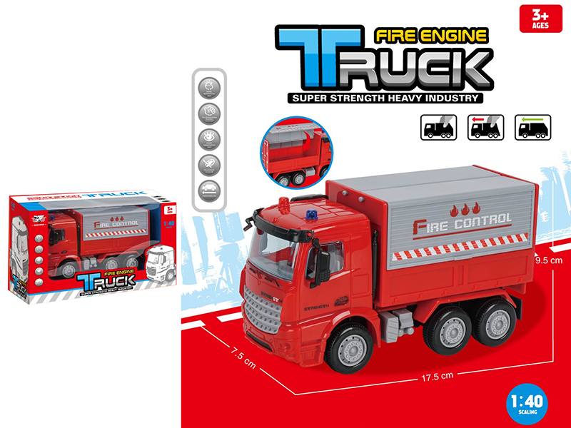 1:40 Friction Fire Engine