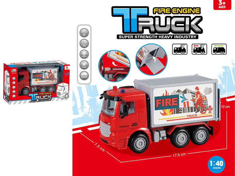 1:40 Friction Fire Engine