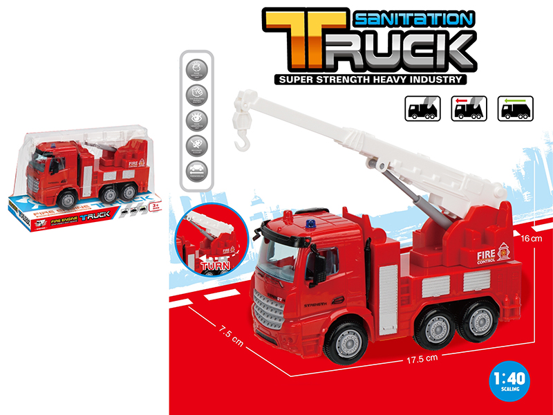 1:40 Friction Fire Engine
