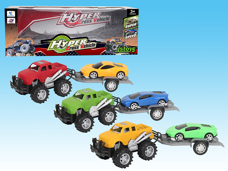 Friction Cross Country Car + Racing Car