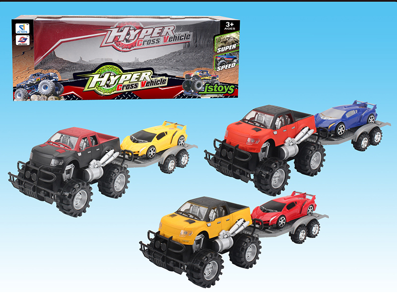Friction Cross Country Car + Racing Car