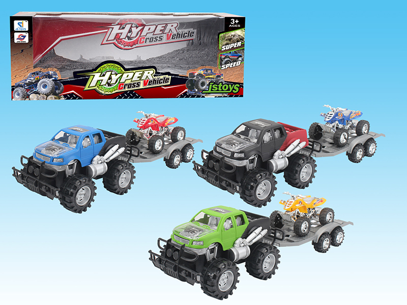 Friction Cross Country Car +Beach Motorcycle