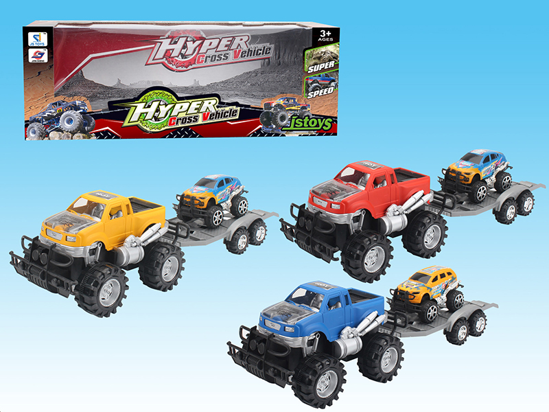 Friction SUV Trailer +Small Car