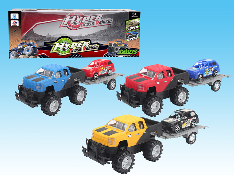 Friction SUV Trailer +Small Car
