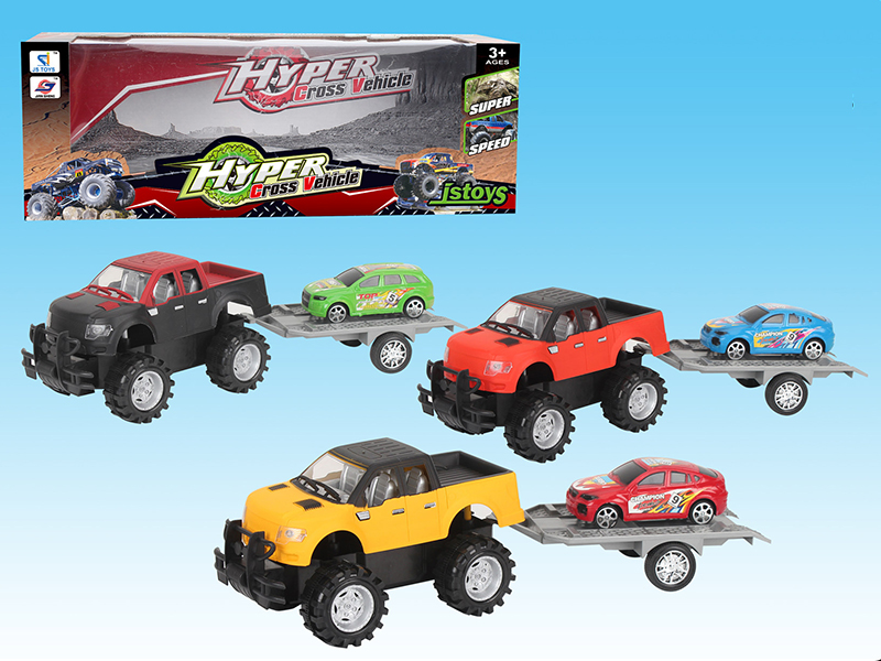 Friction SUV Trailer +Small Car