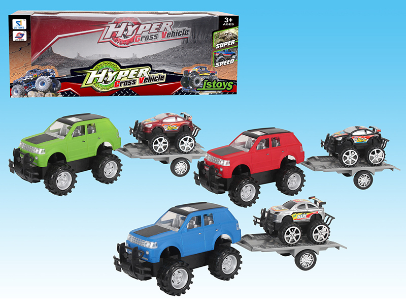 Friction SUV Trailer +Small Car