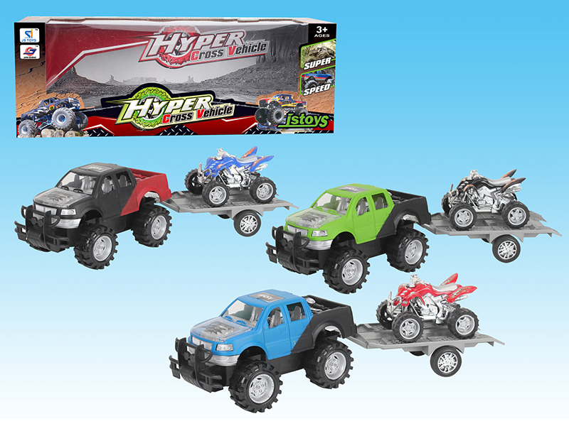 Friction Cross Country Car +Beach Motorcycle