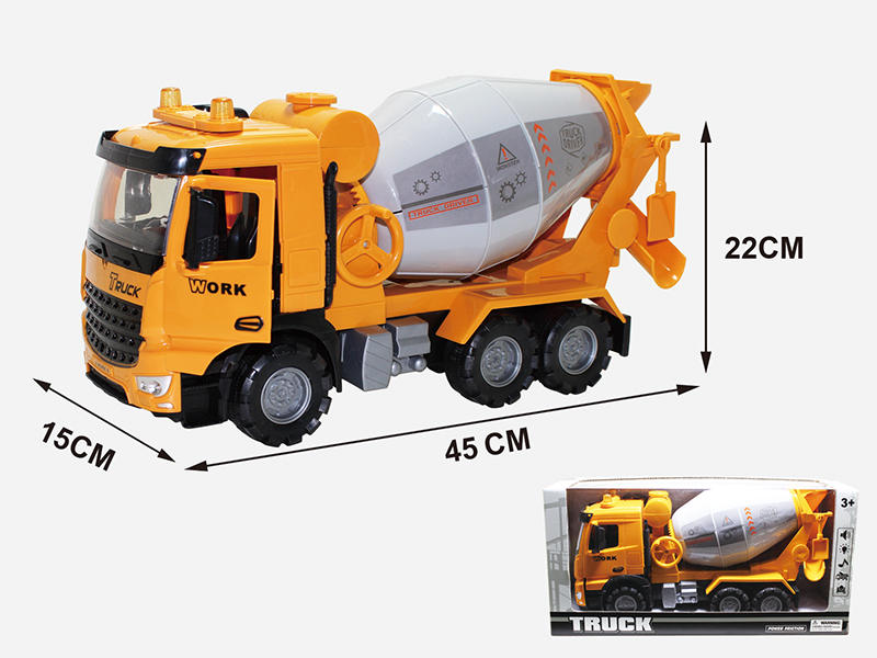 Friction Cement Tank Engineering Truck(Open Door Music Light )