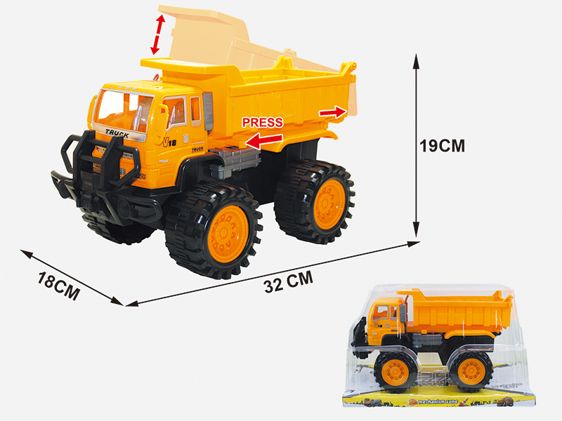 Friction Big Wheel  Dumper Engineering Truck