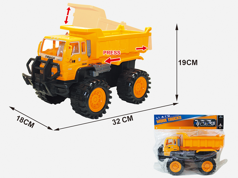 Friction Big Wheel  Dumper Engineering Truck