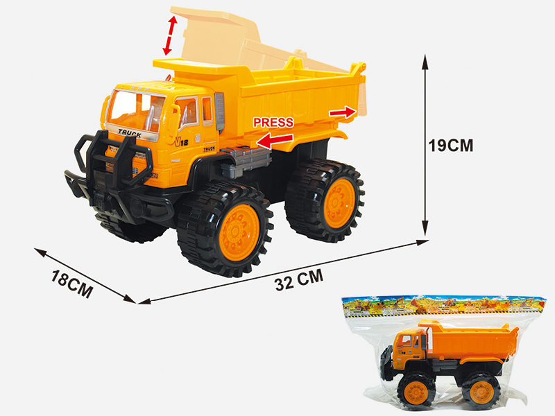 Friction Big Wheel  Dumper Engineering Truck