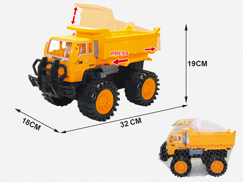 Friction Big Wheel  Dumper Engineering Truck