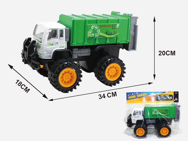 Friction Big Wheel Sanitation Truck