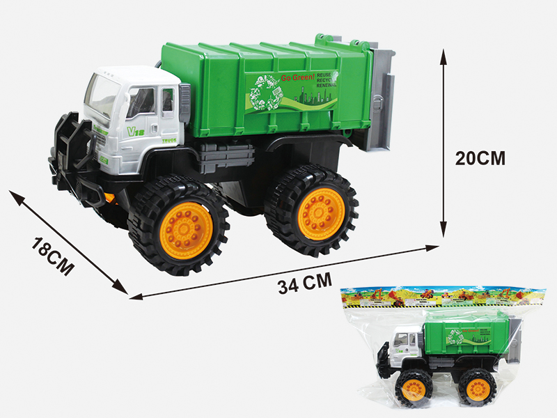 Friction Big Wheel Sanitation Truck