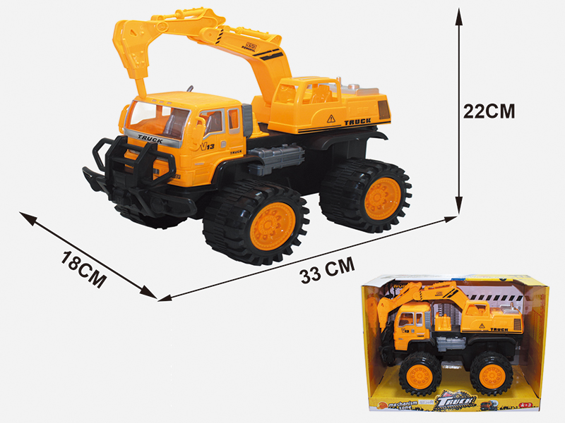 Friction Off-Road Engineering Truck