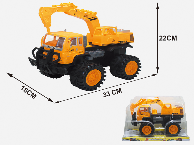 Friction Off-Road Engineering Truck