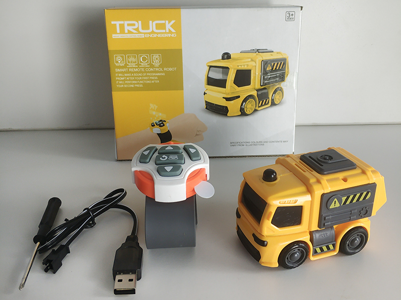 Watch Remote Control Engineering Truck (Light + Sound)