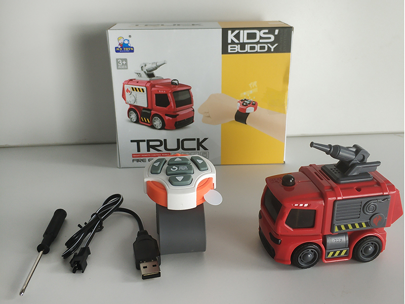 Watch Remote Control Fire Engine (Light + Sound)