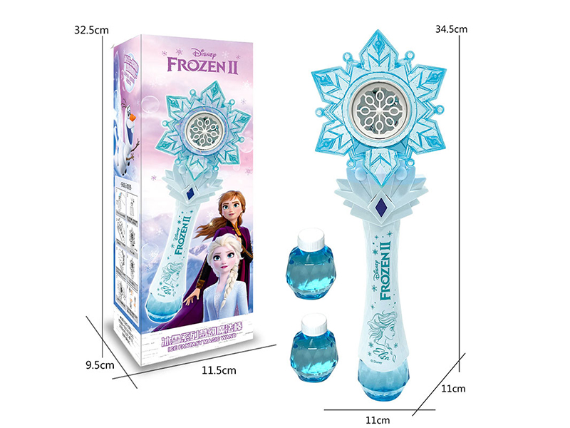Frozen Snowflake Bubble Stick