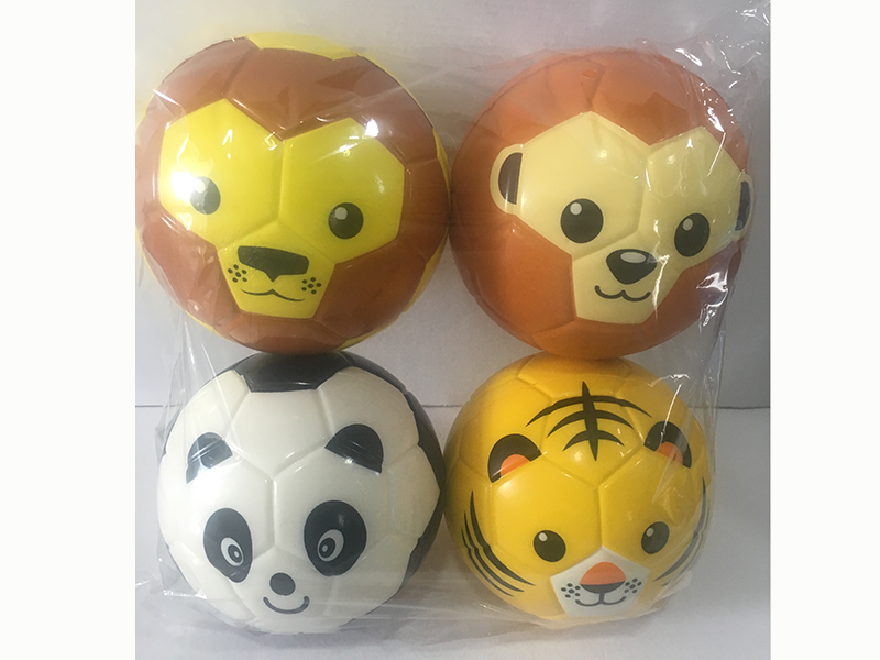 15cm PU Animal Head Ball
