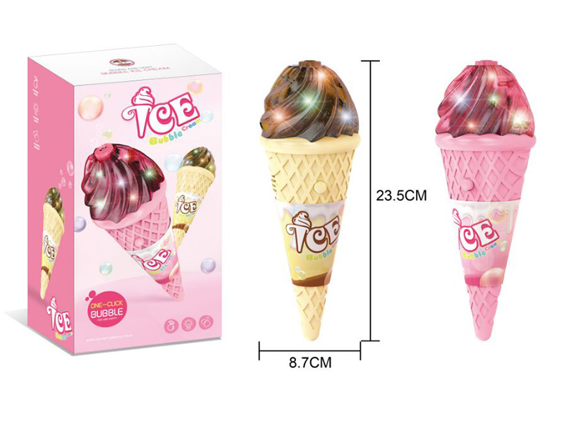 Electric Bubble  Ice Cream With Light And Music