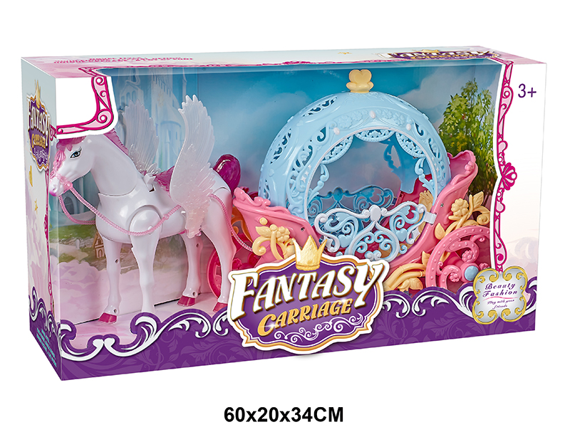 B/O Pegasus + Circle Pumpkin Carriage