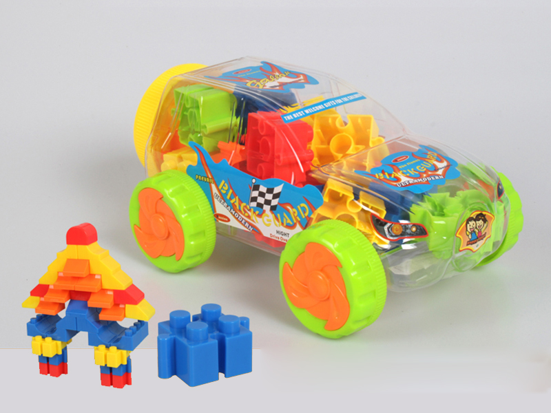 Mini Cross Country Car Shell Building Blocks(70g) 17pcs+