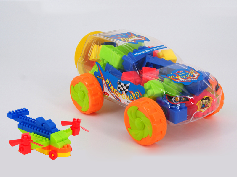 Mini Cross Country Car Shell Building Blocks(80g) 60pcs+