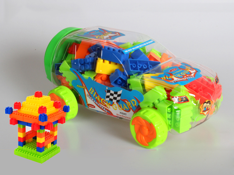 Small Cross Country Car Shell Building Blocks(250g) 75pcs+