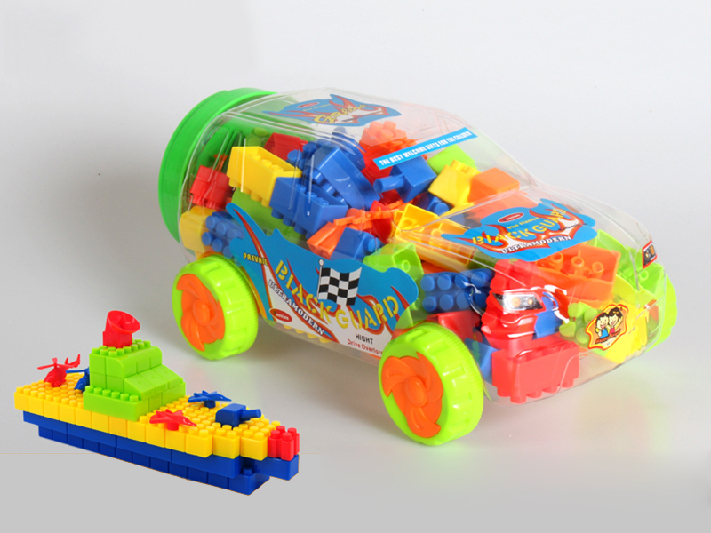 Small Cross Country Car Shell Building Blocks(250g) 80pcs+