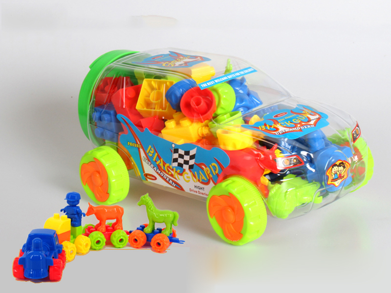 Small Cross Country Car Shell Building Blocks(180g) 35pcs+