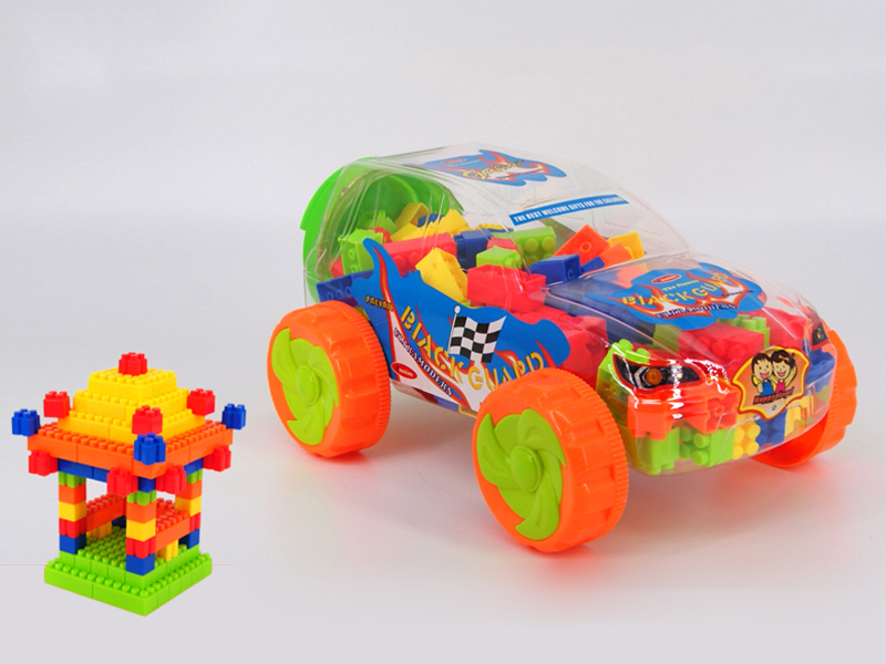 Middle Cross Country Car Shell Building Blocks(350g) 100pcs+